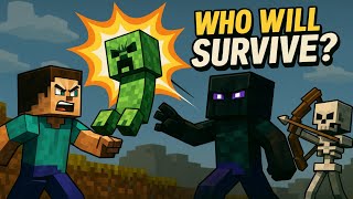 Minecraft: They THREW a Creeper… and Everything Went Wrong 💥 | Steve vs Ender Steve Animation