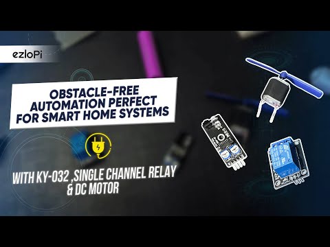 Effortless Automation: IR Obstacle Sensor Controls Your Motor