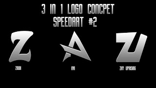 SpeedArt 3 in 1  Concept logo Designs