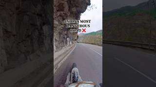 Heard about about the rock-cut Kinnaur road? Real danger starts inside Spiti. #RoadTrip #mototcycle