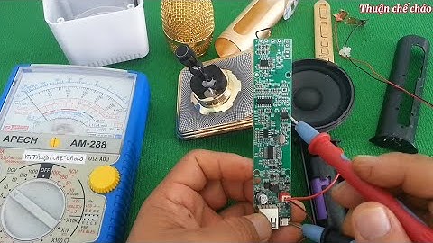 Sửa micro karaoke mở nguồn lên rồi tự tắt / Thuận chế cháo #32