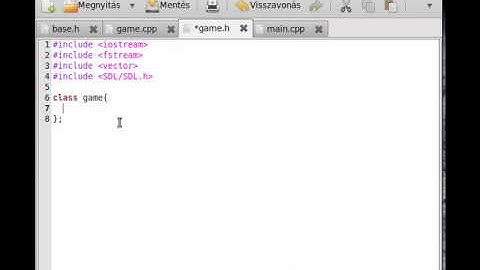 SDL tutorial 20 - Sidescroller game (part 1) - example program 7