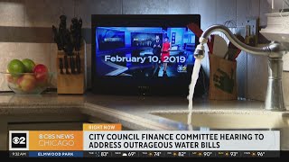 City Council financial committee hearing to address outrageous water bills