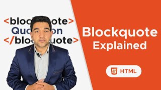 Celebrity Blockquote Tag in HTML — How to Display Quotes on Webpages Profile