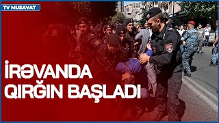 İrəvanda polis hökumət binasını MÜHASİRƏYƏ ALDI, xüsusi təyinatlılar cəlb olundu – Q*IRĞIN BAŞLADI