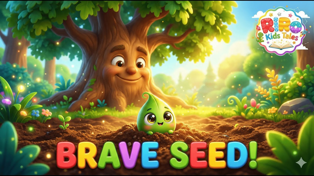 The Brave Little Seed 🌱 | Heartwarming Moral Story for Kids | RiRo Kids ...