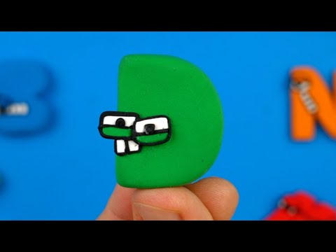 MAKING ALPHABET LORE D 🔥💚 with Clay Tutorial ❤️‍🔥