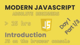 Modern JavaScript - Day 1: 1/3 Profile