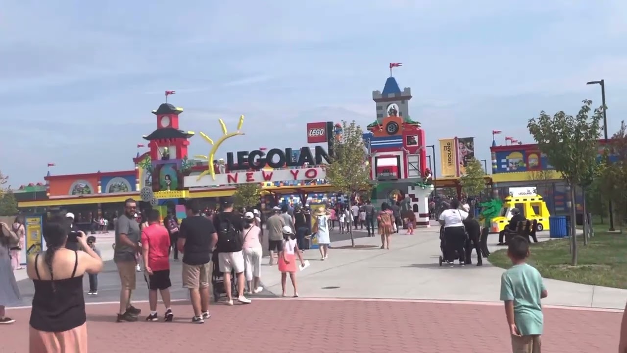 LEGOLAND! He is in heaven!! 