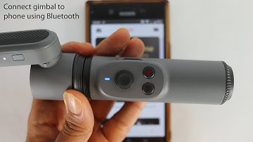 How do I connect my phone to ZHIYUN Smooth X