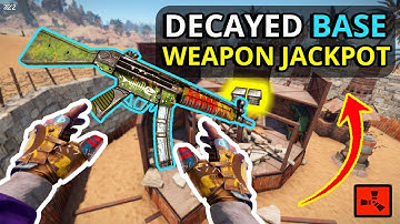 Rust DECAYED BASE COMPOUND Gives A SOLO WEAPON JACKPOT!! - RUST SOLO