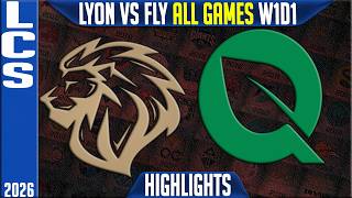 LYON vs FLY Highlights ALL GAMES | LCS Summer 2026 W1D1 | LYON vs FlyQuest