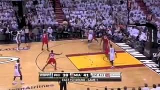 NBA Playoffs - Philadelphia 76ers vs Miami Heat (89-97) Game 1 April 16,2011