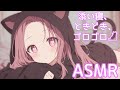 【ASMR/黒3Dio】猫と一緒に添い寝🐈💤【高音質/音圧/EarCleaning/kiss/힐링/掏耳朵/massage】