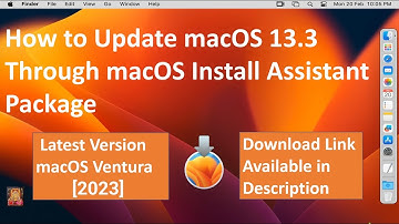 How to Update macOS 13.3 Through Install Assistant Package !! 13.3 Assistant.Pkg Link in Description