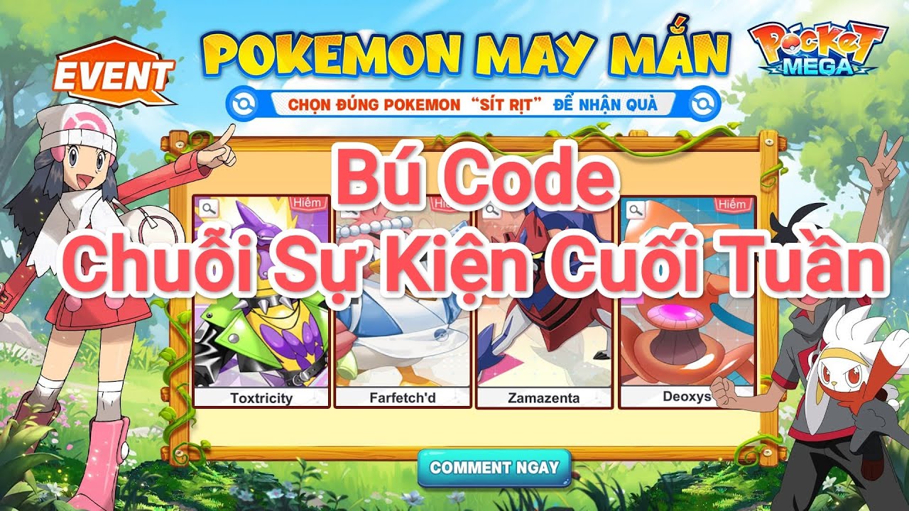 Pocket Mega: Bú Code + Sự Kiện Cuối Tuần Có Gì? - YouTube
