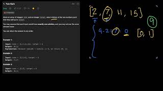 LeetCode 1 - Blind 75: Two Sum Solution in Swift