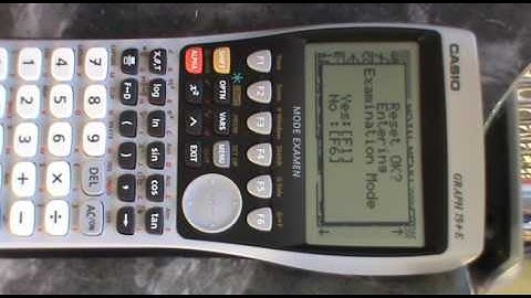 Casio Graph 75+E : exam mode exit combo with modified OS (method #2)