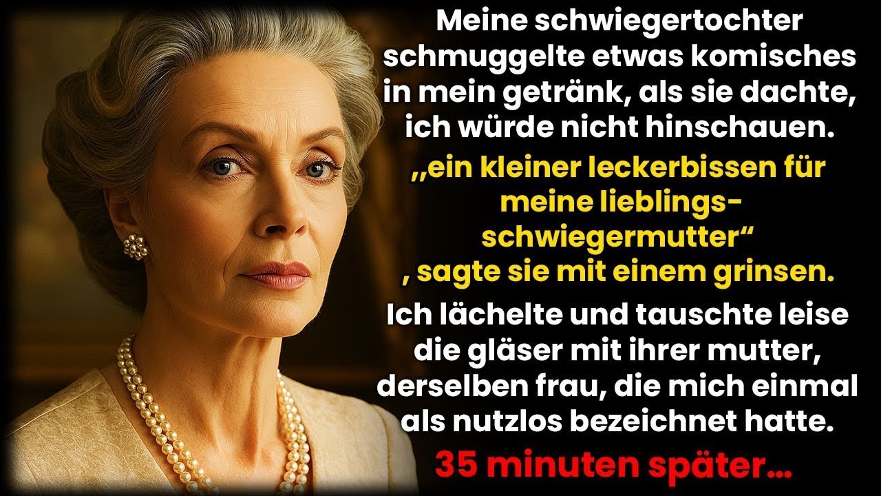 Meine Schwiegertochter vergiftete mein Getränk – ich tauschte es mit dem ihrer Mutter aus…