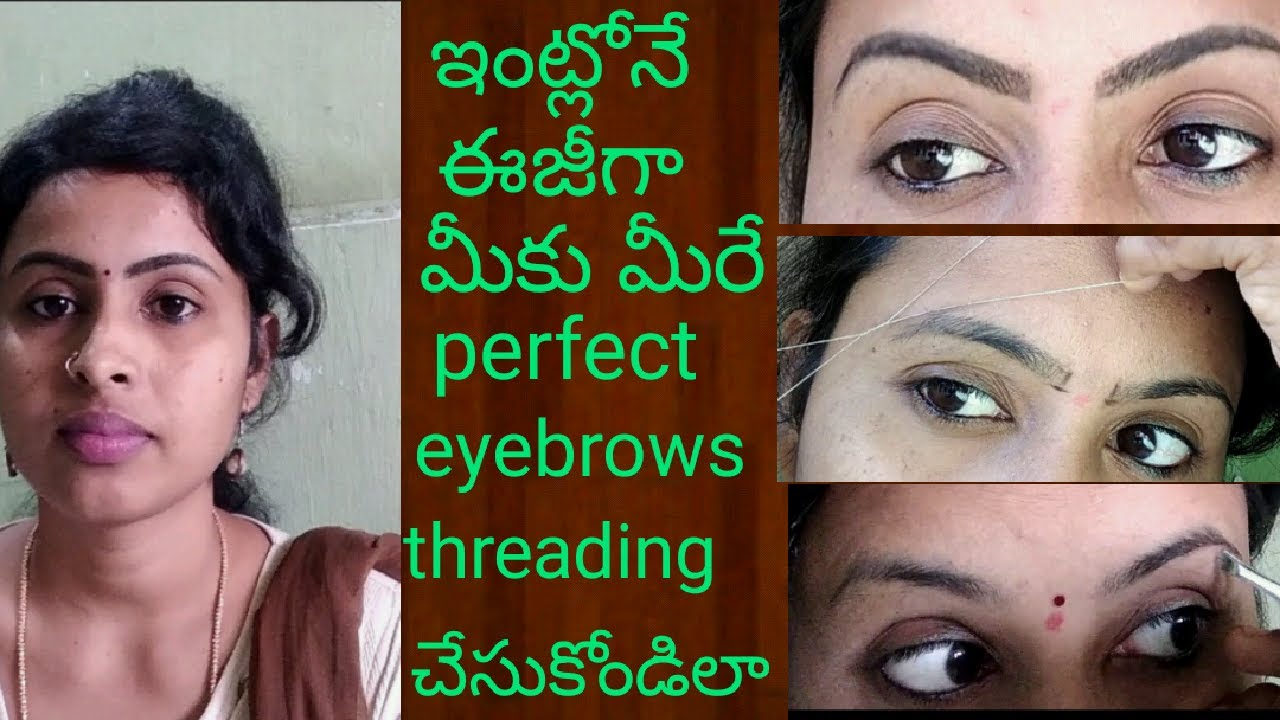 ll How to Eyebrows threading at home and tips for beautiful eyebrows