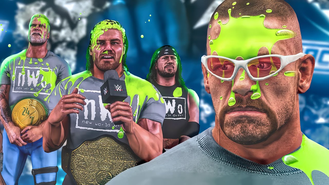 John Cena Gets Slimed & nWo Embarrassed by DX! (WWE 2K Story)