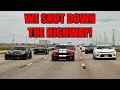 We SHUT DOWN The HIGHWAY On a CRAZY CAR CRUISE!!