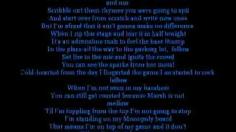 Eminem - No Love (ft. Lil Wayne) [Lyrics Video]