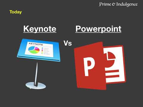 Vídeo: Diferencia Entre Microsoft PowerPoint Y Apple Keynote