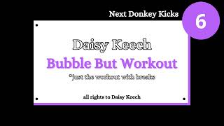 Daisy Keech QUARANTINE BUBBLE BUTT WORKOUT [Only the Exercises + Timer + Short Breaks for BEGINNERS]