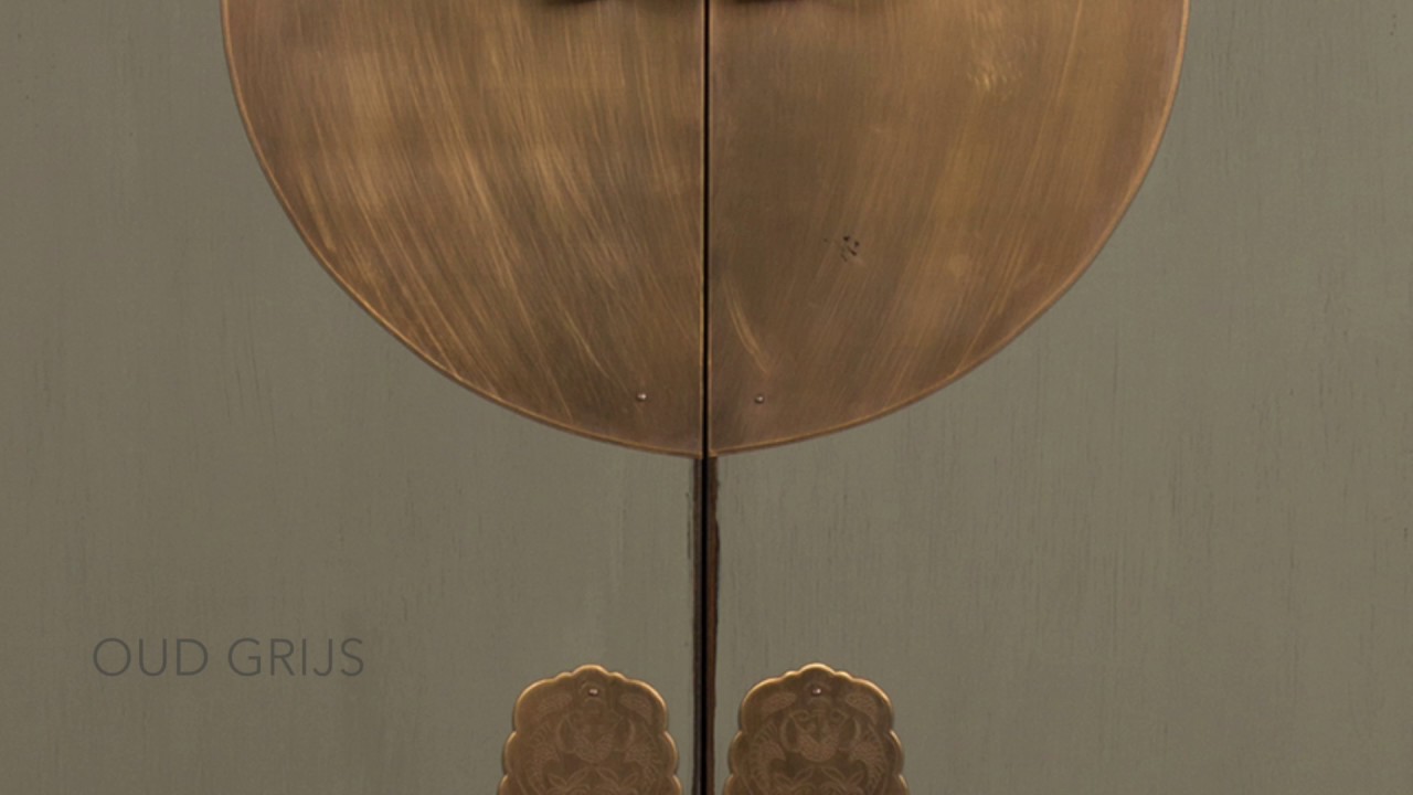 Chinese Bruidskast Oud Grijs