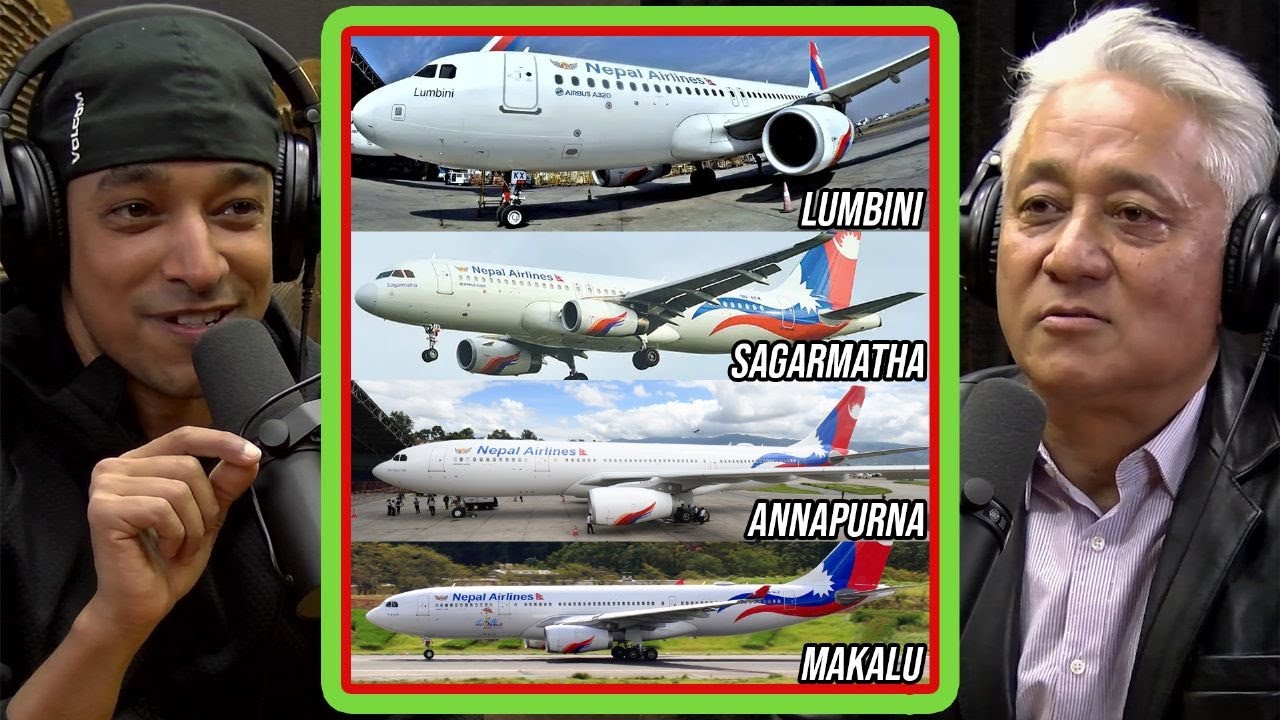 Vijay Lama Explains Different Plane Models Of Nepal Airlines