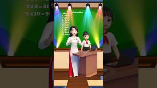 BẢNG NHÂN 9 - RAP VEO3