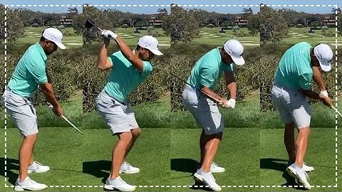 Smooth But Powerful Xander Schauffele Slow Motiom Swings