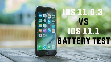 iOS 11.0.3 vs iOS 11.1 | BATTERY TEST |  SHOULD YOU UPDATE?
