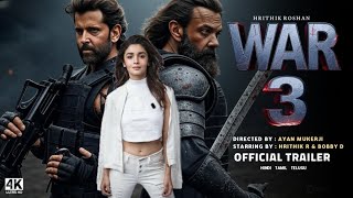 War 3 Movie News | Hrithik Roshan | Bobby Deol | Ayan Mukerji | Alia bhatt | War 2 Full Movie, YRF