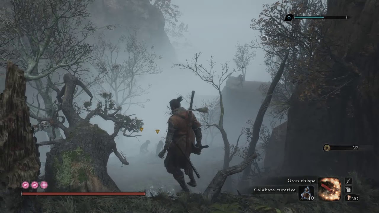 Sekiro mini jefe Noble de la niebla ( Bosque oculto ) YouTube