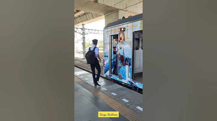 The KRL Commuter Line train driver exchange (part 2) #Shorts