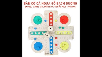 Review Toys-Siêu Phẩm Cờ Cá Ngựa Gỗ Bạch Dương- BOARDGAME Gia Đình Vui Nhộn