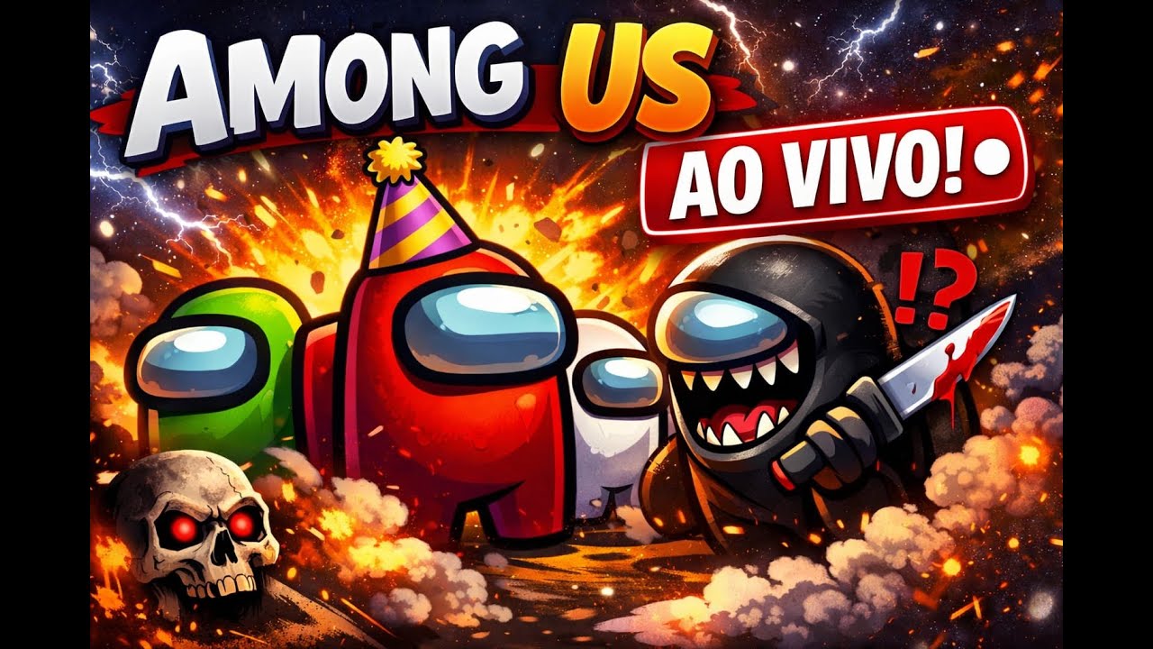 🔴 Among Us AO VIVO com Inscritos – ESTOU MAL,MAS  ESTOU AQUI.. #LIVE