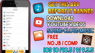 New Download SoundCloud Music / YouTube Videos Free (NO JB/COMP) iOS 10/10.3/9 On iPhone/iPod/iPad