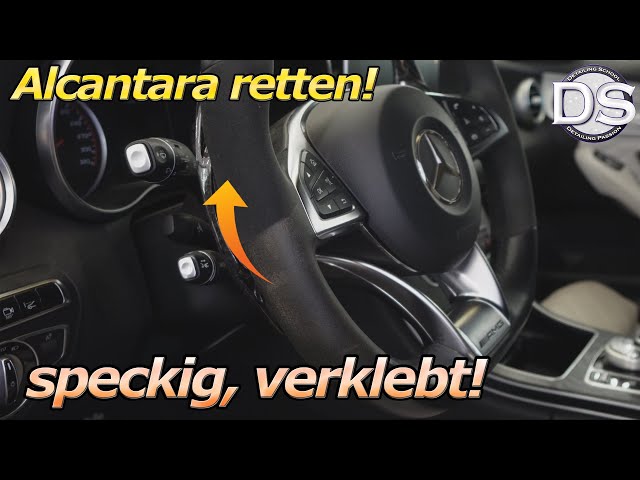 Alcantara Lenkrad total verklebt! So kannst du es wieder retten