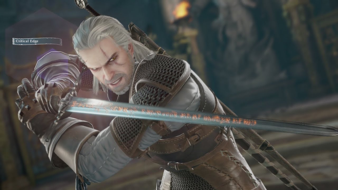Soulcalibur VI - Geralt Complete Moveset Gameplay [1080p 60FPS HD]