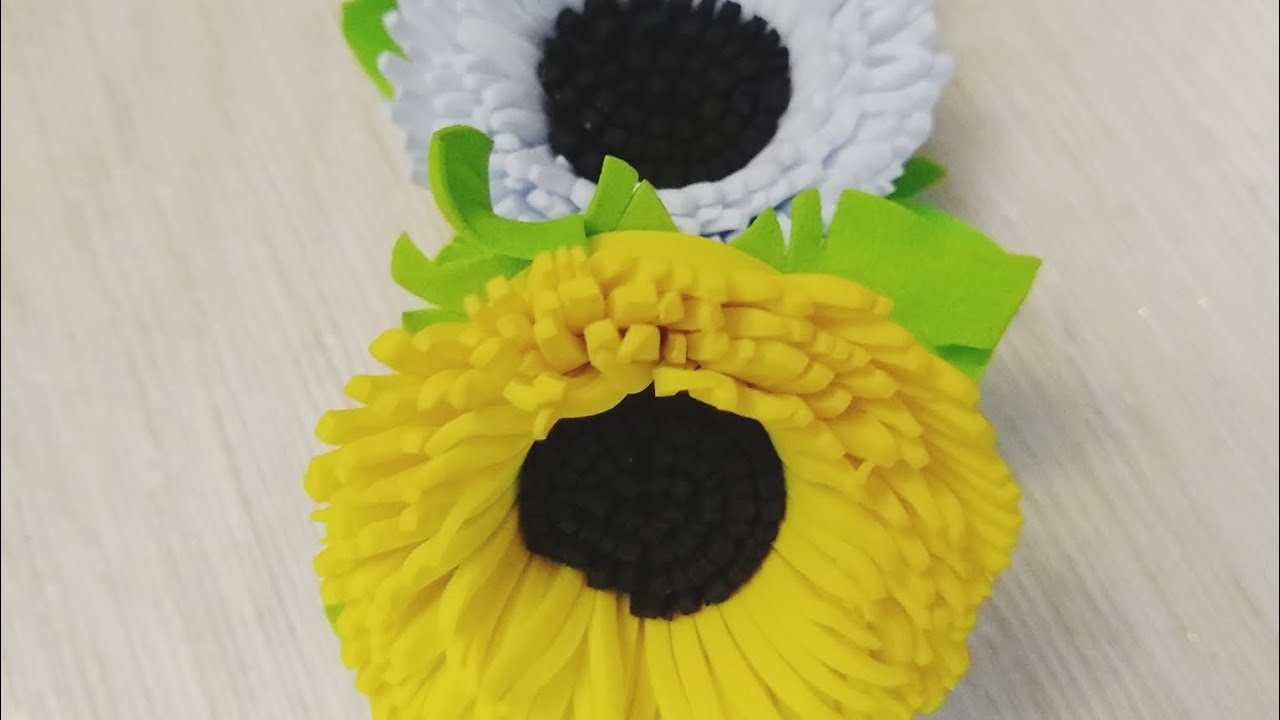 FOAM FLOWERS IdeaDIY FOAM FLOWERS.Цвете от фоамКак да направим сами