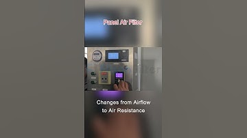 Panel Air Filter |Changes from Airflow to Air Resistance