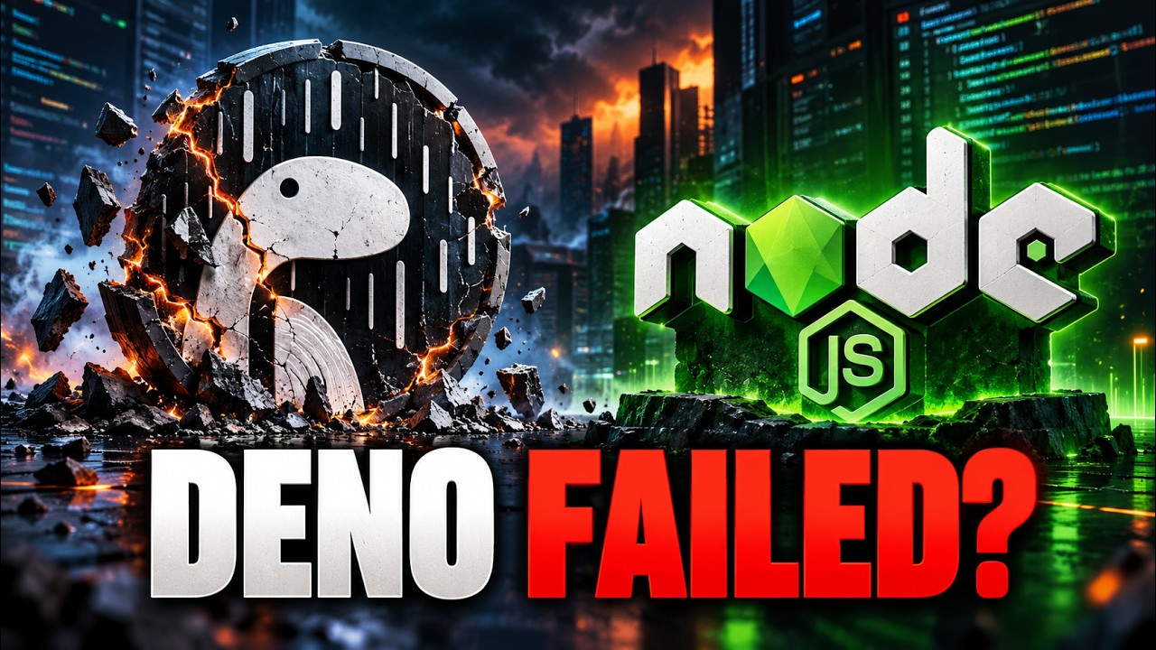 Deno Was Supposed to Replace Node.js. So What Went Wrong? - YouTube
