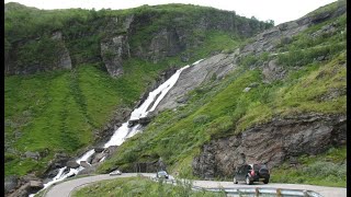 Norwegian roads. Our way from Bergen to Sognefjord along E16 and 13 roads. От Бергена к Согнефьорду.