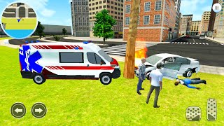 First Aid Emergency VAN #17 - Roof Jumping Ambulance Simulator - Android Game screenshot 5