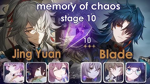 E0S1 jing yuan and E0S1 Blade | 1.4/1.5 Memory of Chaos 10 | Honkai: Star Rail