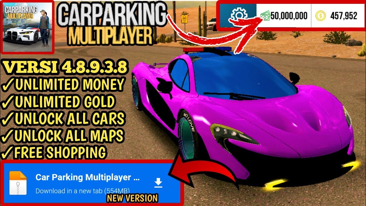 DOWNLOAD CAR PARKING MULTIPLAYER v4.8.9.3.7 DESBLOQUEADO/DINHEIRO