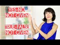 IELTS Reading HACK | True False Not given | Yes No Not given